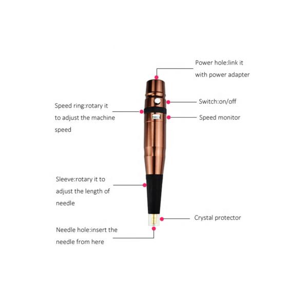 18000-35000 R/Min Copper 10V 35000 R/Min 7F Semi Permanent Makeup Machine