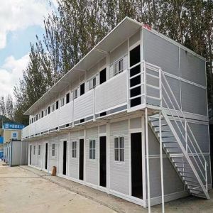 Detachable Container Small 2 Floor Prefab Office Structure Steel Frame for