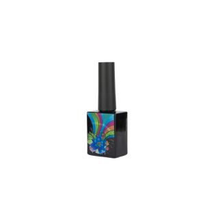 Cosmetic Chromatic Black Nail Polish Bottle Lightweight Beautiful Appearance