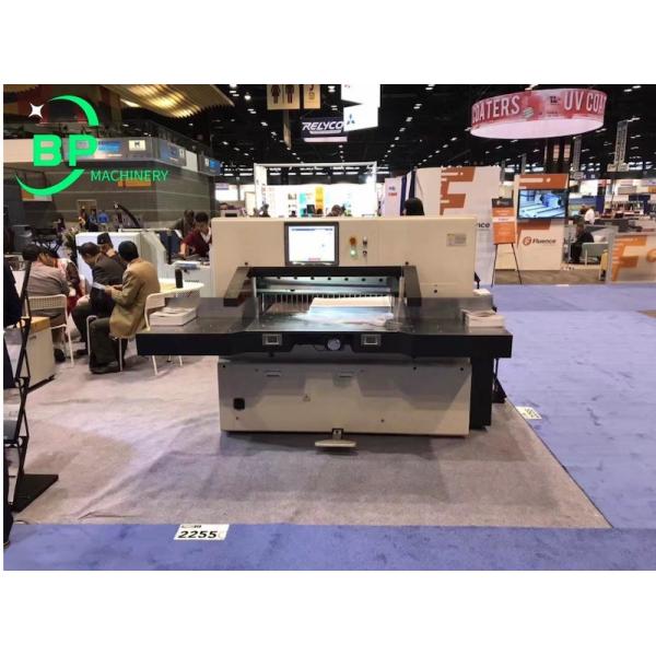 High Speed Hydraulic Computerized Paper Guillotine K Serial Machines Paper Cutter and Cutting QZYK130