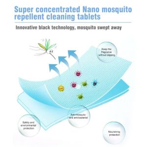 Portable Disposable Floor Cleaning Sheet Customizable Quick Dissolving