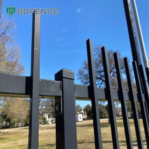 Artistic Tubular Steel Fence Sculptural Elements