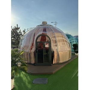 New Design Polycarbonate Dome Tent Modular Prefab PC Crystal Bubble Dome House