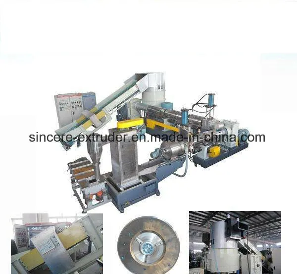 PP PE PVC PA Recycling Granulation Machine PP PE Film Pelleting Granules Making Machine