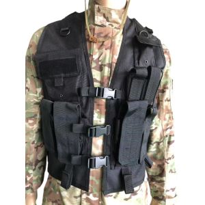 Custom MOLLE Tactical Vest 600D Polyester Adjustable Plate Carrier