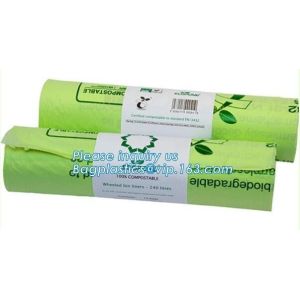 Eco Friendly Corn Starch Compostable Ecological Bag For Shopping, Biodegradable