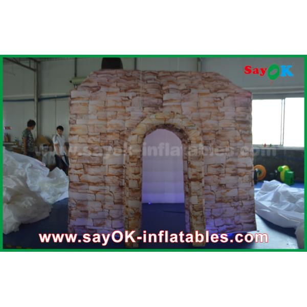 Inflatable Tent Customized Full Printing Inflatable Photo Booth , Portable Inflatable Cube House