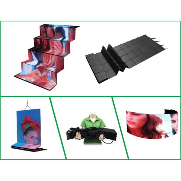 P4 Wall Mounted Indoor Advertising LED Display 1500 Pixels / ㎡ For Shopping Mall