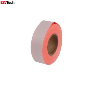 Silver Orange Flame Retardant Reflective Tape 5cm / 7.5cm Width For Safety Wear