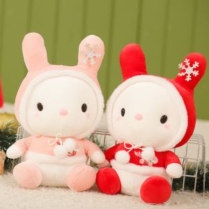 ODM Skin Friendly 20cm Snowflake Rabbit Plush Toy