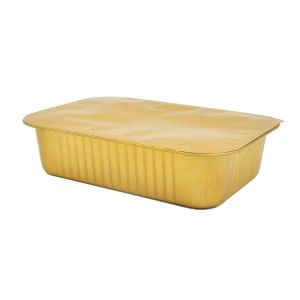 750ml rectangular aluminum foil sealed box