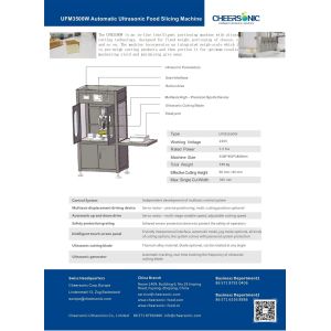 Ultrasonic Sandwich Cutting Machine for 7 Eleven Sandwich Manufacturer