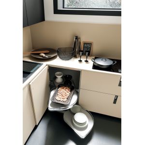 Customized Modern Storage Furniture High Gloss Lacquer Kitchen Cabinet With