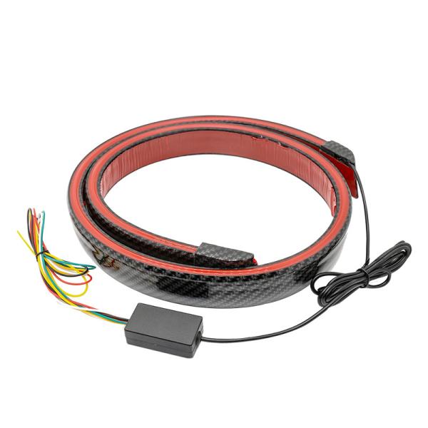 Buy 5W 12V Car Flexible Led Tail Light Carbon Fiber For Airman at wholesale prices