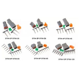 Dutsch 4 Pos Dt04-3S Over Molded Single Ended Cable Assembly Waterproof