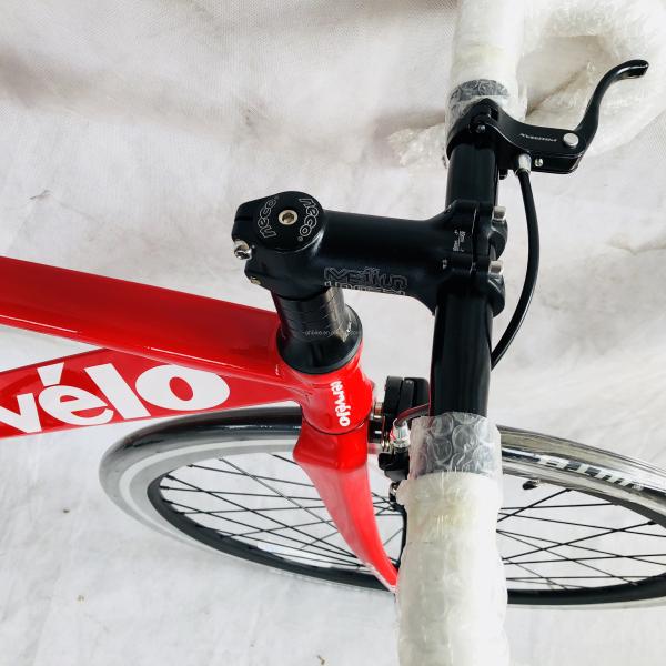 12KG 700C Single Speed Track Aluminum Frame Fixed Gear Bike with Carbon Fiber Fork