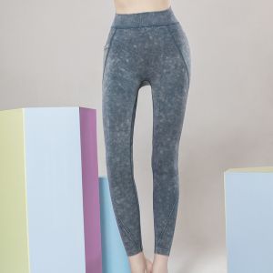 Women Seamless High Waist Band Leggings For Yoga