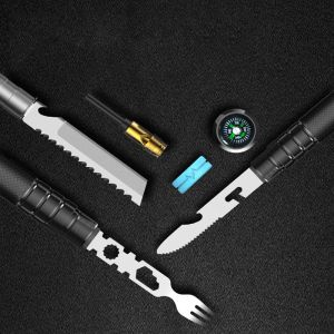 Outdoor Aluminum Alloy Emergency Survival Tool Kit