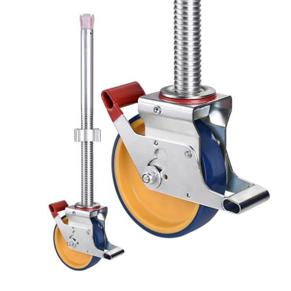 Steel Treaded Stem Mobile Scaffolding Caster Wheel for Easy Maneuverability and
