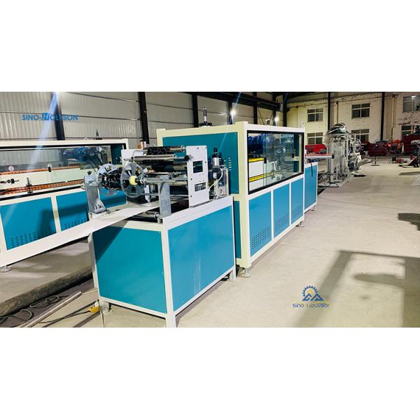 HSJZ-65/132 Double-Screw PVC Wall Ceiling Panel Production Line with Customized Voltage Screw Diameter 65/132
