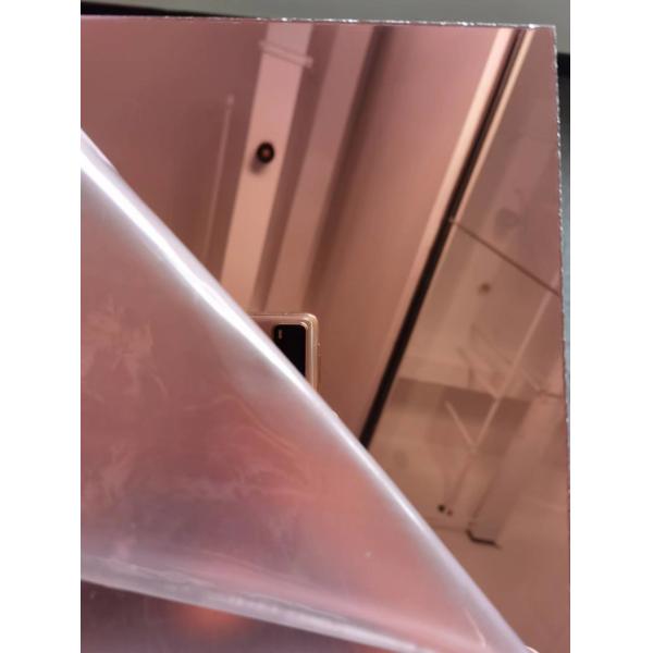 Buy 4ftx8ft Rose Gold Plexiglass Mirror Sheets Cast Acrylic Plastic Crafts at wholesale prices