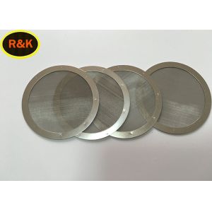 316 Sintered Metal Disc Filter High Withstand Voltage Accuracy 5 - 80 Micron
