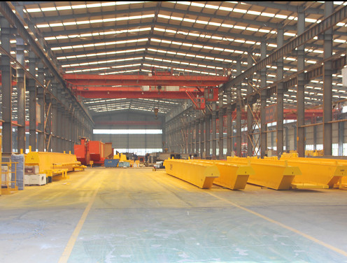 European Style Double Girder Overhead Traveling Crane Capacity 15t Warehouse