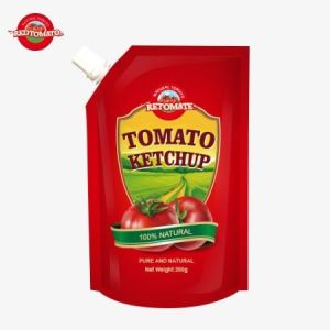 China OEM 200g Sachet Ketchup With Pure Natural Flavor, Perfect For China Factory Price on sale