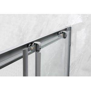 Sliding Opening European Shower Enclosure With Alum Frame