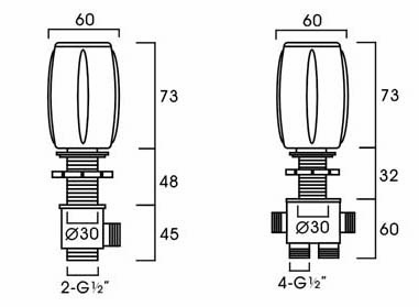 bathtub Faucet /bathtub switch ,mixer switch ,cold & hot wather switch AH-B15