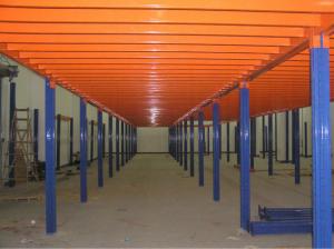 Quality Retail Industrial Mezzanine Floor Warehouse / Office Storage Custom Size for sale
