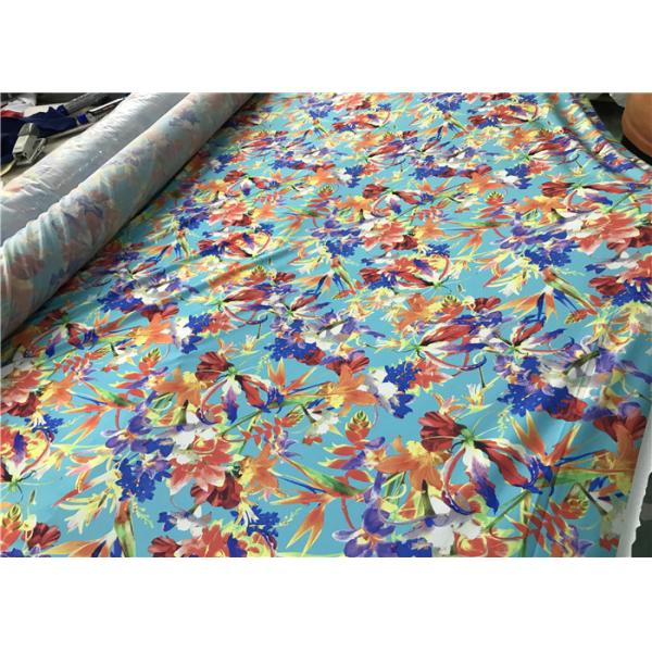 Desert Floral Recycled Lycra Fabric With Sublimated Transfer Printing