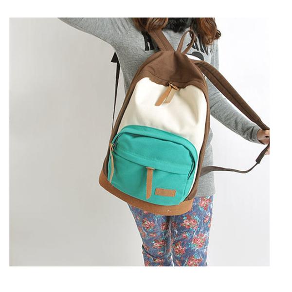 Fashion canvas backpack