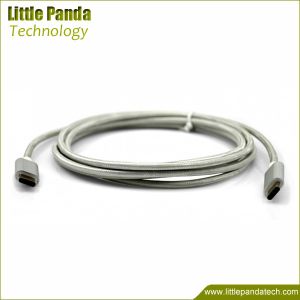 USB 2.0 Type C Male Data Charging Cable Woven Mesh Braided USB Data Cable for