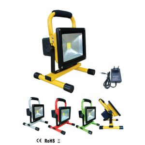 China 10w waterproof portable solar powered led flood lights with solar panel on sale
