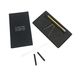 Siliver SS Permanent Makeup Three Point Positioning Brow Ruler eyebrow design