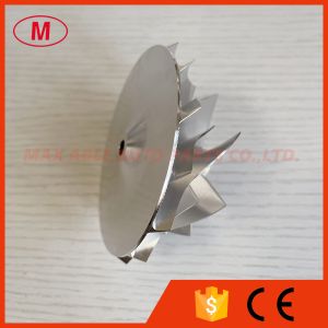 GT3582 61.33/82.00mm 7+7 blades high performance Turbocharger aluminum 2618