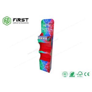 Colored Printing Retail Store Paper Cardboard Floor Display Stands For Toys