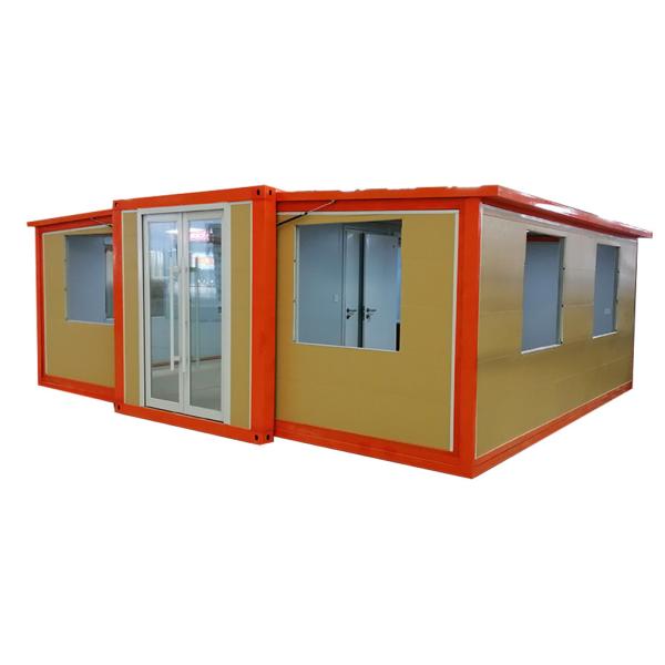 Luxury 2 Bedroom Prefabricated Expandable Container House With Kitchen Modern