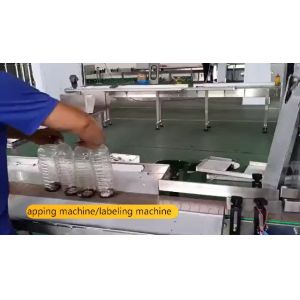 2000pcs/Hour Automatic Screw Capping Machine With Conveyor Belt