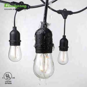 Connectable Edison bulb fairy festoon decorative outfit cover Christmas outdoor