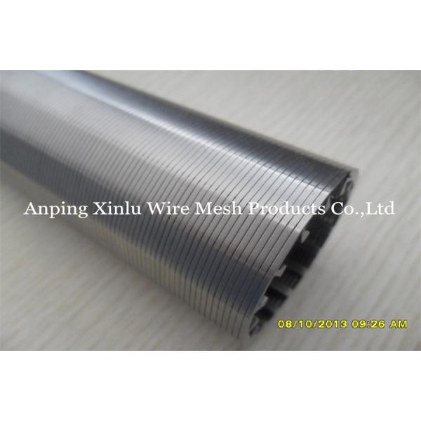 Slot 0.15mm Stainless Steel Wedge Wire Screen Pipe For Wastewater Filter