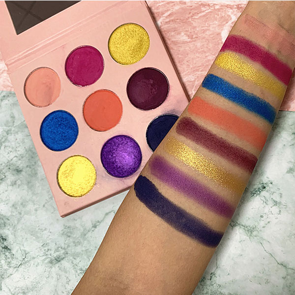 2020 Hot In Stock Waterproof OEM ODM Shimmer Makeup Eyeshadow Palette