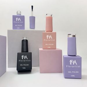 Quality Factory 8ml 10ml 12ml 15ml 20ml square Empty Uv Gel Unique Custom Glass Nail Polish Bottle for sale