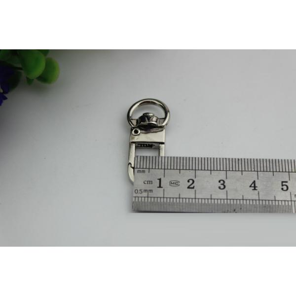 Lanyard accessories zinc alloy hanging brush anti brass 11 mm round eye bolt snap hook bag