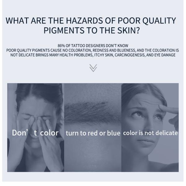 OEM Private Label Germany import Original Microblading Pigment Color tattoo ink pigment eyebrow tattoo ink