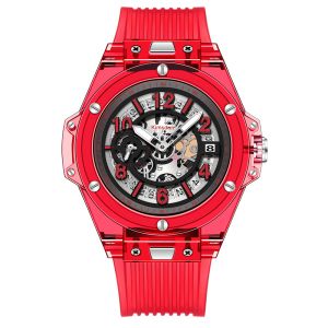 Transparent Silicone Lovers Quartz Crystal Watch Waterproof Fashion