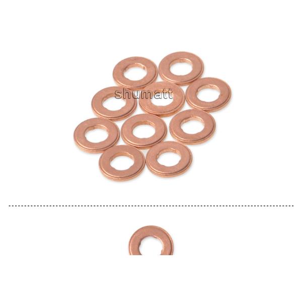 OEM new Shumatt Injector Heat Schield Gasket Copper Washer Shim F00VC17505 for 0445120027/042/078/081/082 injector