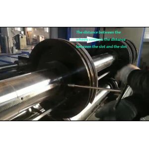 Chain Manual Feeder Rotary Slotter Machine Synchronous Traverse