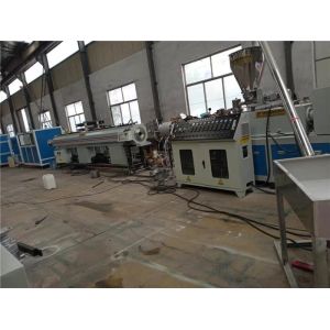 Automated PVC Water Pipe Production Line With Twin Screw Extruder